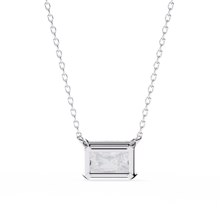 Radiant Cut Pendant by Aupulent Jewellery 100% certified lab grown diamonds