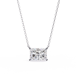 Radiant Cut Pendant by Aupulent Jewellery 100% certified lab grown diamonds