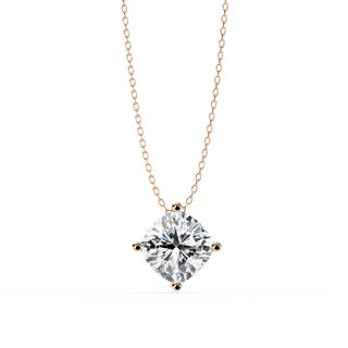 Cushion Cut Pendant by Aupulent Jewellery 100% certified lab grown diamonds