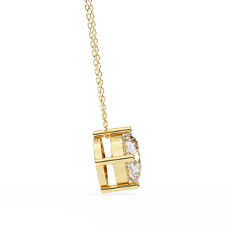 Cushion Cut Pendant by Aupulent Jewellery 100% certified lab grown diamonds