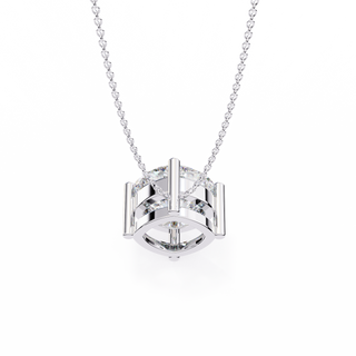 Cushion Cut Pendant by Aupulent Jewellery 100% certified lab grown diamonds