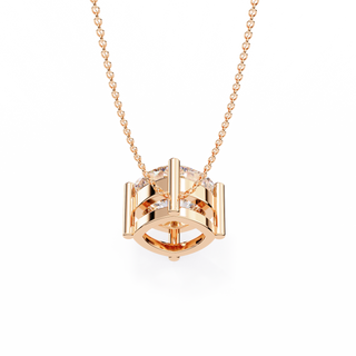 Cushion Cut Pendant by Aupulent Jewellery 100% certified lab grown diamonds