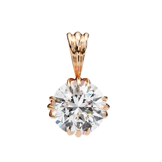 Round Statement Pendant by Aupulent Jewellery 100% certified lab grown diamonds