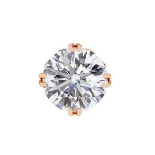 Royal Crown Lab Grown Diamond Stud Earrings by Aupulent Jewellery 100% certified lab grown diamonds