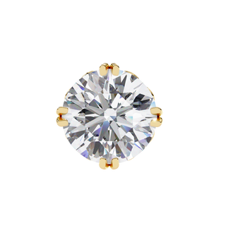 Royal Crown Lab Grown Diamond Stud Earrings by Aupulent Jewellery 100% certified lab grown diamonds