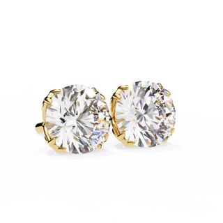 Classic Solitaire Studs by Aupulent Jewellery 100% certified lab grown diamonds