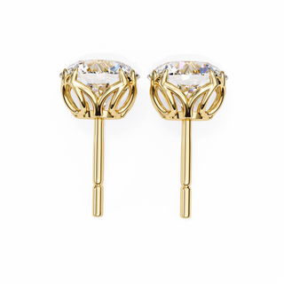 Classic Solitaire Studs by Aupulent Jewellery 100% certified lab grown diamonds
