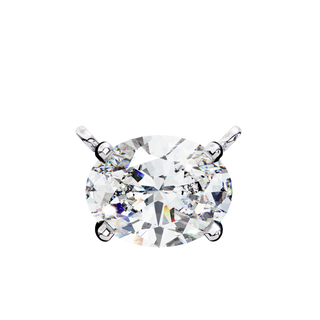 Oval Drop Pendant by Aupulent Jewellery 100% certified lab grown diamonds