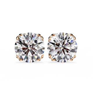 Classic Solitaire Studs by Aupulent Jewellery 100% certified lab grown diamonds