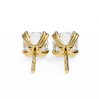Cushion Lab Grown Diamond Stud Earrings by Aupulent Jewellery 100% certified lab grown diamonds
