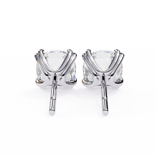 Cushion Lab Grown Diamond Stud Earrings by Aupulent Jewellery 100% certified lab grown diamonds