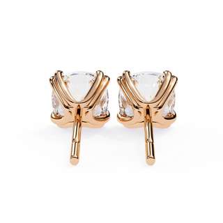 Cushion Lab Grown Diamond Stud Earrings by Aupulent Jewellery 100% certified lab grown diamonds