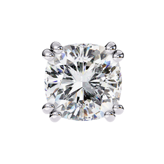 Cushion Lab Grown Diamond Stud Earrings by Aupulent Jewellery 100% certified lab grown diamonds