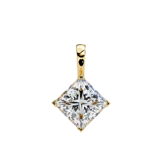 Princess Statement Pendant by Aupulent Jewellery 100% certified lab grown diamonds