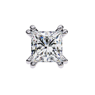 Princess Cut Lab Grown Diamond Stud Earrings by Aupulent Jewellery 100% certified lab grown diamonds