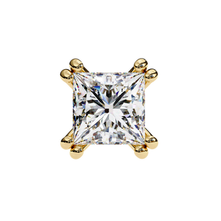Princess Cut Lab Grown Diamond Stud Earrings by Aupulent Jewellery 100% certified lab grown diamonds