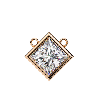 Modern Princess Pendant by Aupulent Jewellery 100% certified lab grown diamonds