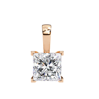 Princess Elite Pendant by Aupulent Jewellery 100% certified lab grown diamonds