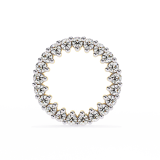Eternity Lab Grown Diamond Hoop Earrings by Aupulent Jewellery 100% certified lab grown diamonds