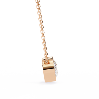 Oval Solitaire Pendant by Aupulent Jewellery 100% certified lab grown diamonds