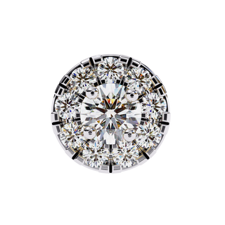 Floral Crown Lab Grown Diamond Earrings by Aupulent Jewellery 100% certified lab grown diamonds