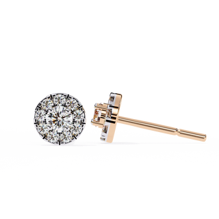 Floral Crown Lab Grown Diamond Earrings by Aupulent Jewellery 100% certified lab grown diamonds