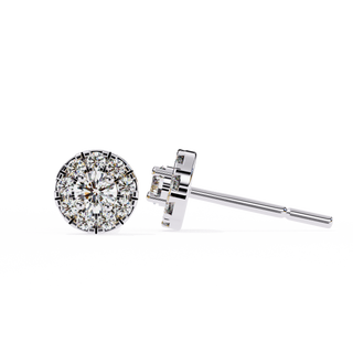 Floral Crown Lab Grown Diamond Earrings by Aupulent Jewellery 100% certified lab grown diamonds
