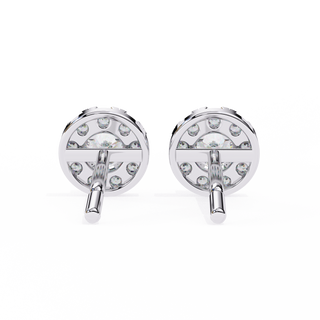 Floral Crown Lab Grown Diamond Earrings by Aupulent Jewellery 100% certified lab grown diamonds