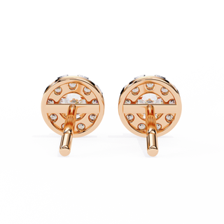 Floral Crown Lab Grown Diamond Earrings by Aupulent Jewellery 100% certified lab grown diamonds