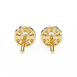 Floral Crown Lab Grown Diamond Earrings by Aupulent Jewellery 100% certified lab grown diamonds