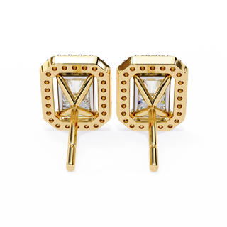 Rectangular Halo Lab Grown Diamond Pendant by Aupulent Jewellery 100% certified lab grown diamonds