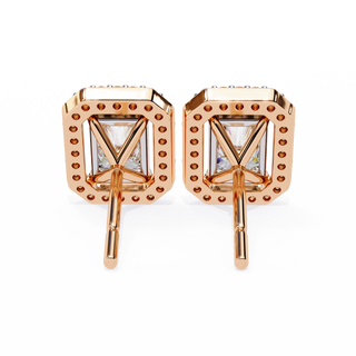 Rectangular Halo Lab Grown Diamond Pendant by Aupulent Jewellery 100% certified lab grown diamonds