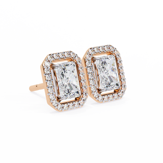 Rectangular Halo Lab Grown Diamond Pendant by Aupulent Jewellery 100% certified lab grown diamonds