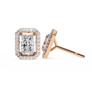Rectangular Halo Lab Grown Diamond Pendant by Aupulent Jewellery 100% certified lab grown diamonds