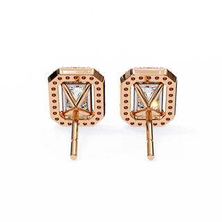 Square Halo Lab Grown Diamond Pendant by Aupulent Jewellery 100% certified lab grown diamonds