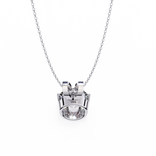 Round Brilliance Pendant by Aupulent Jewellery 100% certified lab grown diamonds