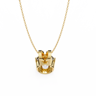 Round Brilliance Pendant by Aupulent Jewellery 100% certified lab grown diamonds