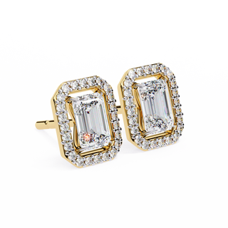 Square Halo Lab Grown Diamond Pendant by Aupulent Jewellery 100% certified lab grown diamonds