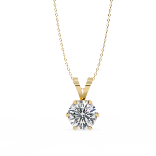 Round Brilliance Pendant by Aupulent Jewellery 100% certified lab grown diamonds