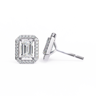 Square Halo Lab Grown Diamond Pendant by Aupulent Jewellery 100% certified lab grown diamonds