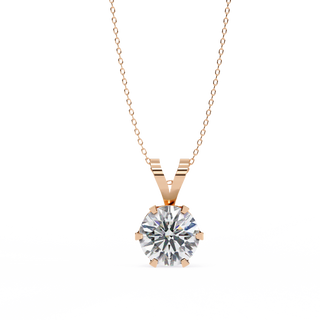 Round Brilliance Pendant by Aupulent Jewellery 100% certified lab grown diamonds