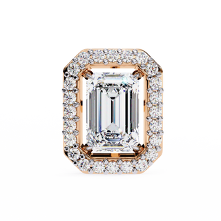 Square Halo Lab Grown Diamond Pendant by Aupulent Jewellery 100% certified lab grown diamonds