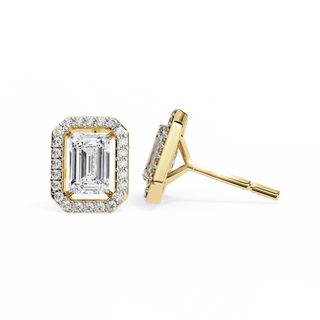 Square Halo Lab Grown Diamond Pendant by Aupulent Jewellery 100% certified lab grown diamonds
