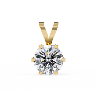Round Brilliance Pendant by Aupulent Jewellery 100% certified lab grown diamonds