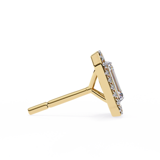 Square Halo Lab Grown Diamond Pendant by Aupulent Jewellery 100% certified lab grown diamonds