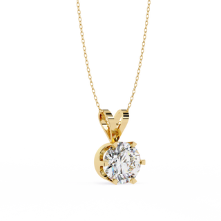 Round Brilliance Pendant by Aupulent Jewellery 100% certified lab grown diamonds