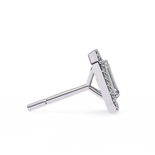Square Halo Lab Grown Diamond Pendant by Aupulent Jewellery 100% certified lab grown diamonds