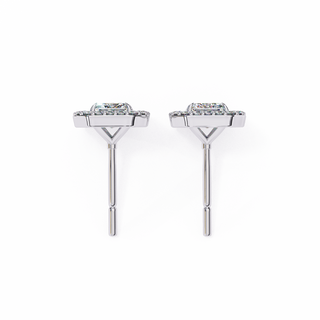 Square Halo Lab Grown Diamond Pendant by Aupulent Jewellery 100% certified lab grown diamonds
