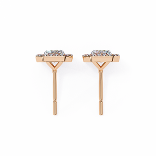 Square Halo Lab Grown Diamond Pendant by Aupulent Jewellery 100% certified lab grown diamonds