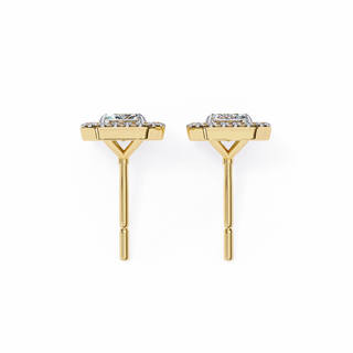 Square Halo Lab Grown Diamond Pendant by Aupulent Jewellery 100% certified lab grown diamonds